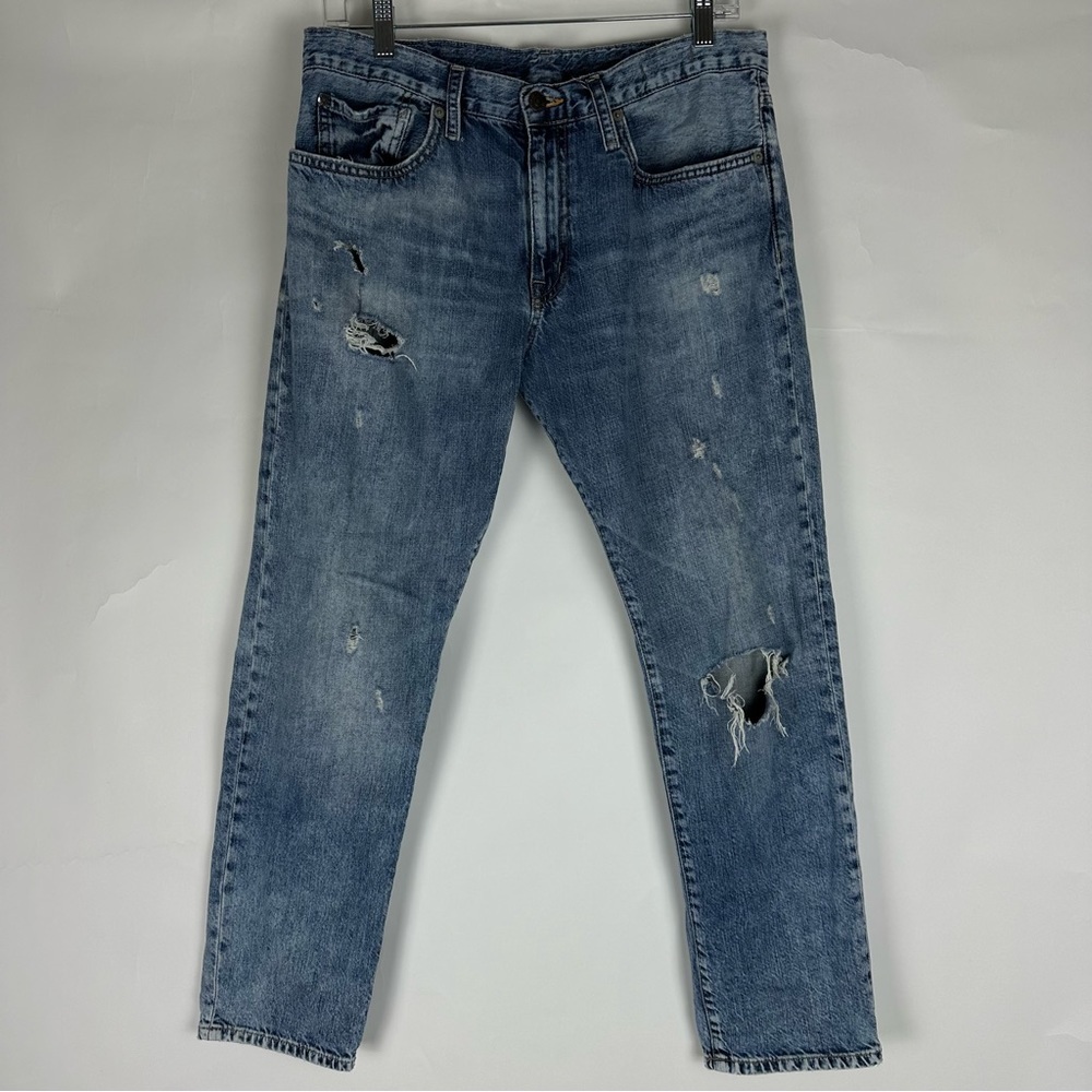 Ralph Lauren Denim & Supply Womens Boyfriend Cropped Jeans Low Rise size 28